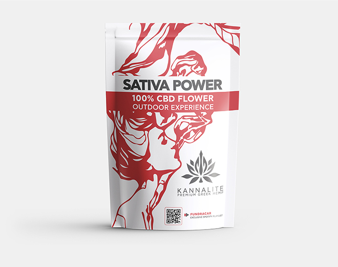 Ασποροι ανθοί (CBD) Sativa Power 3g