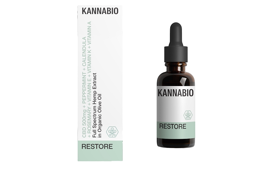 RESTORE CBD 5% + Εκχυλίσματα βοτάνων + Βιταμίνες (10ml)